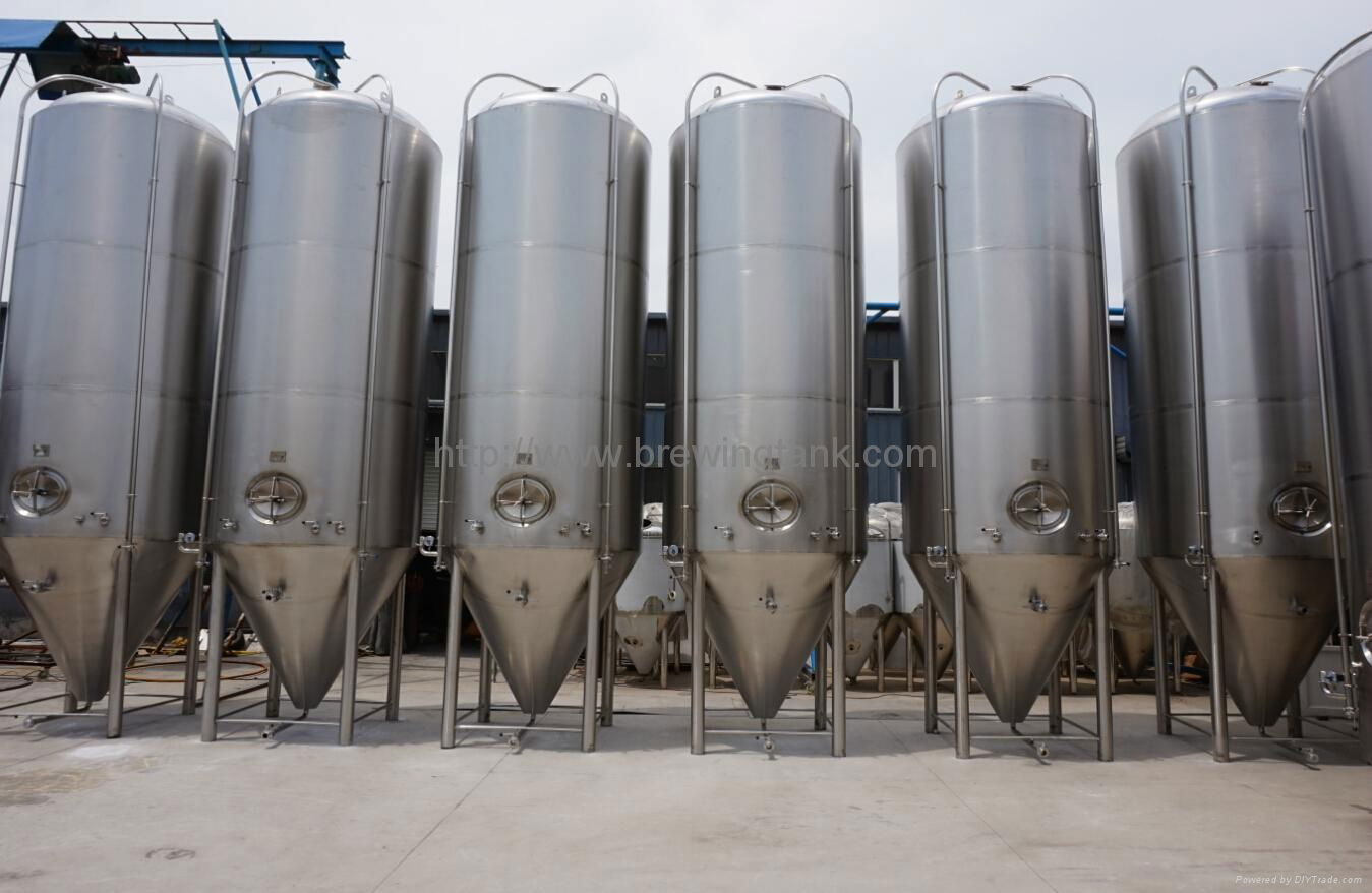 1500L Glycol jacketed beer fermentation tank, fermenting vessels 5
