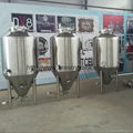 Conical fermentation tank , pilot beer fermenter