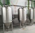 1000L, 2000L, 3000L Jacketed beer fermenter, conical fermentation tank