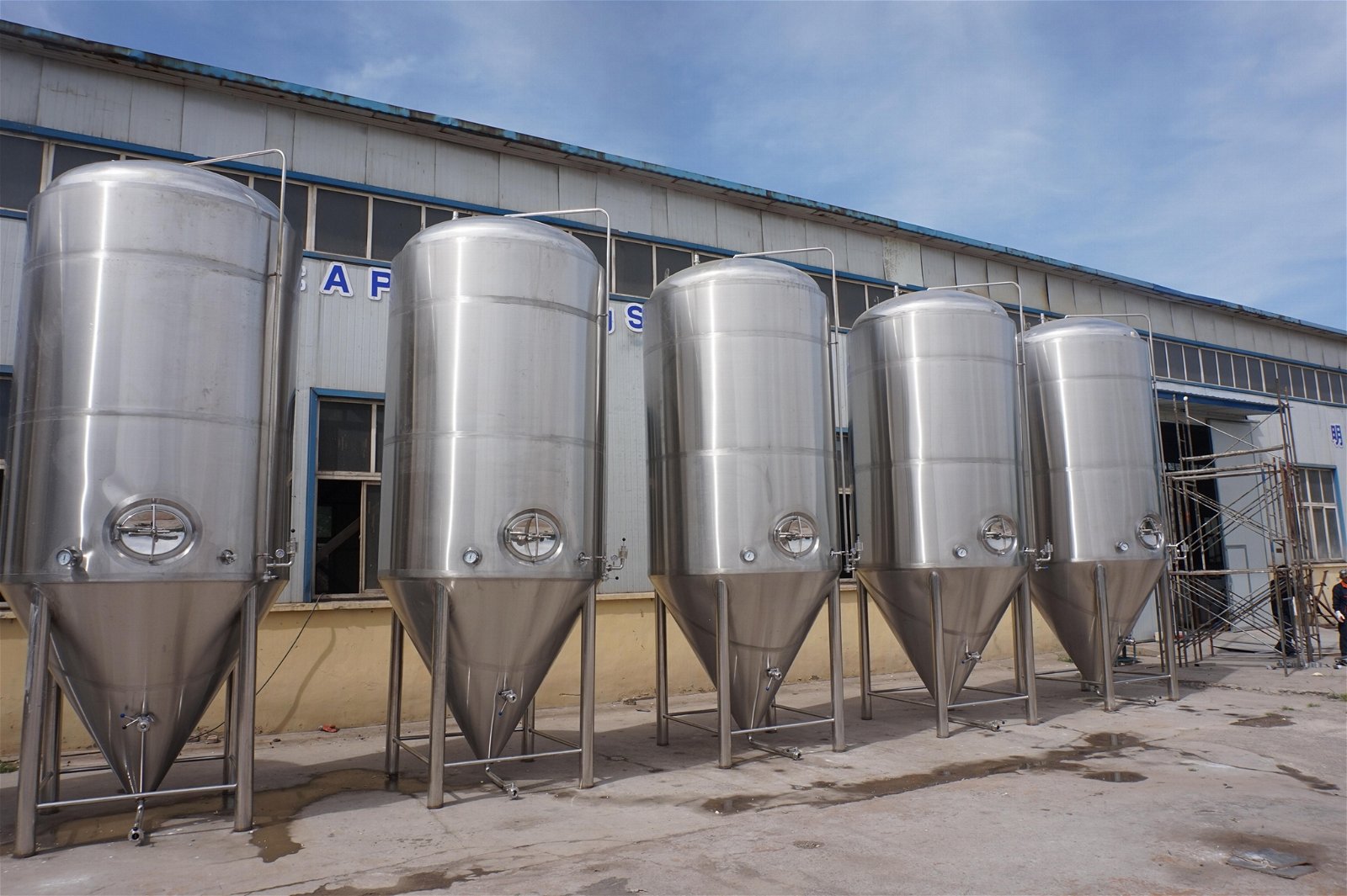 15000L fermentation tank/unitanks, jacketed beer fermenter 2