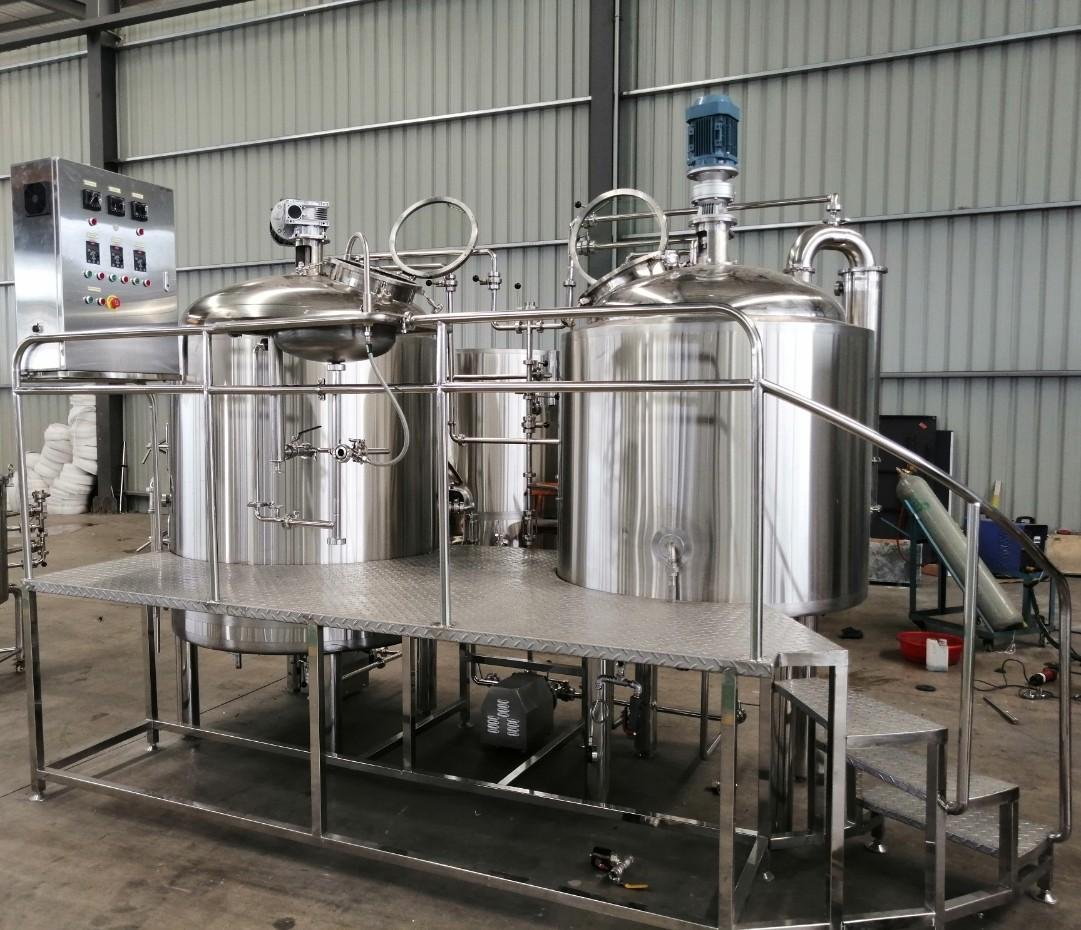 Pub beer brewing equipment 5HL craft brewery machinery 