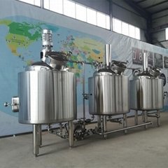 300L Mini beer brewing equipment / microbrewery for pub