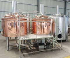6bbl Gas fired brewery system, beer brewing equipment