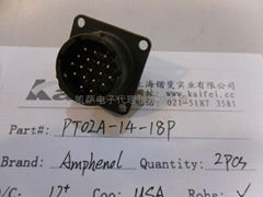 Amphenol连接器 PT02A-14-18P