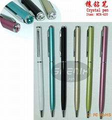 Top crystal pen