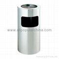 Stainless steel public ashtray 1