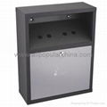 Public wall mounted cigarette bin 2