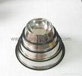 Stainless steel pet bowl 1