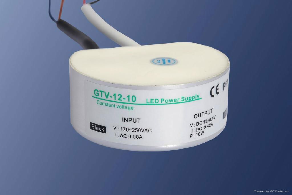 12V 10W half round LED power supply