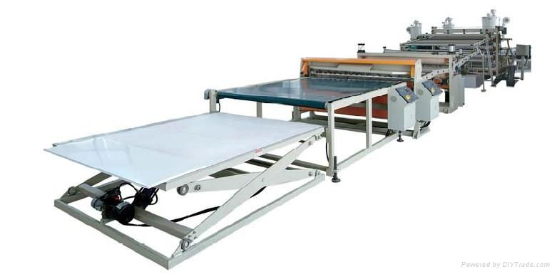 PMMA ABS PS board sheet extrusion line