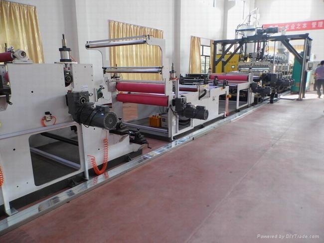 PET/PC/ PMMA sheet single screw extrusion line 