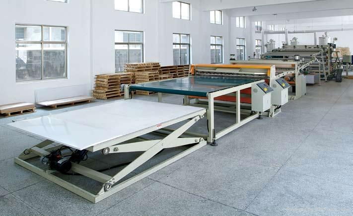 PMMA ABS PS board sheet extrusion line 2