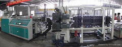 cellular inclined sheet extrusion line 