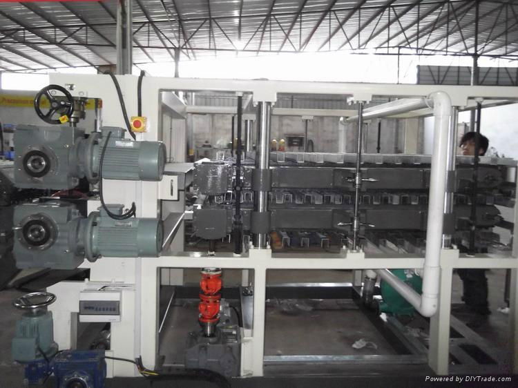 cellular inclined sheet extrusion line  3