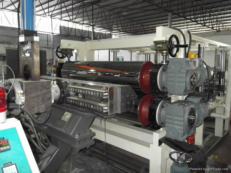 cellular inclined sheet extrusion line  4