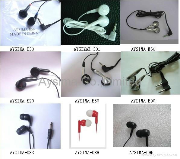 Disposable & Low Cost Earphones Earbuds