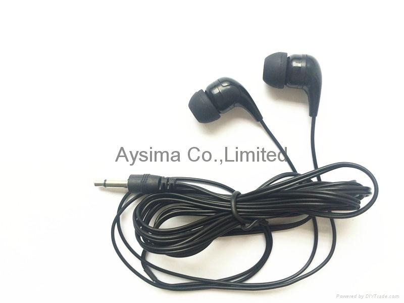 Disposable Low Cost in-ear Earphone one time headphones 4