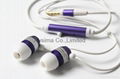 Factory custom metallic earphones handsfree headphones 5