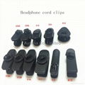 Nip Clip Clamp for headphone earphone microphone cables 