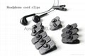 Nip Clip Clamp for headphone earphone microphone cables 
