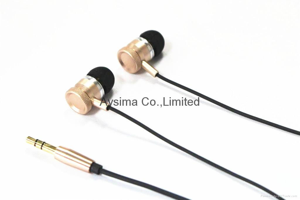 Bluetooth metal earphone magnet sports earbuds  3