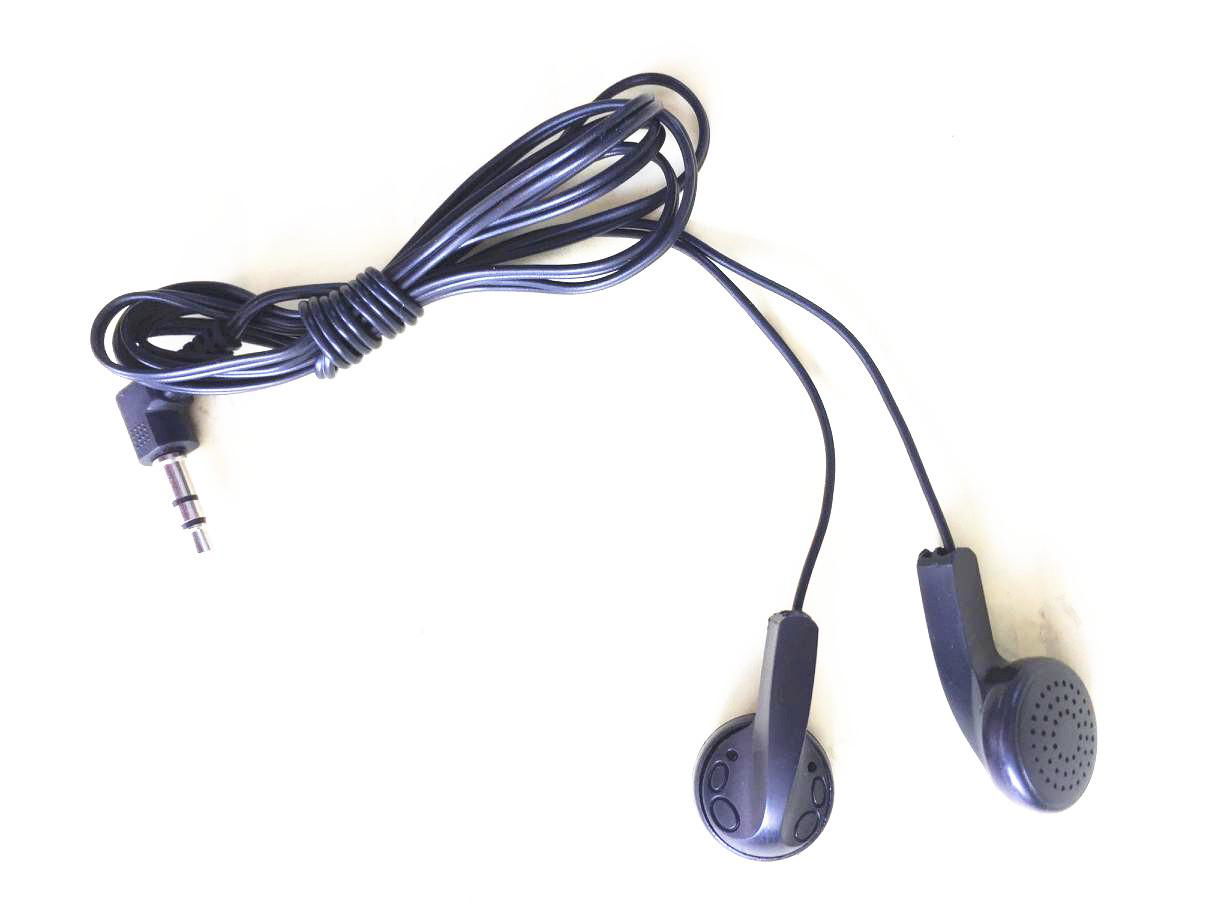 Cheap single side earphone disposable airplane headphone  3