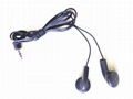 Cheap single side earphone disposable airplane headphone  3