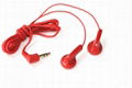 Cheap single side earphone disposable airplane headphone  5