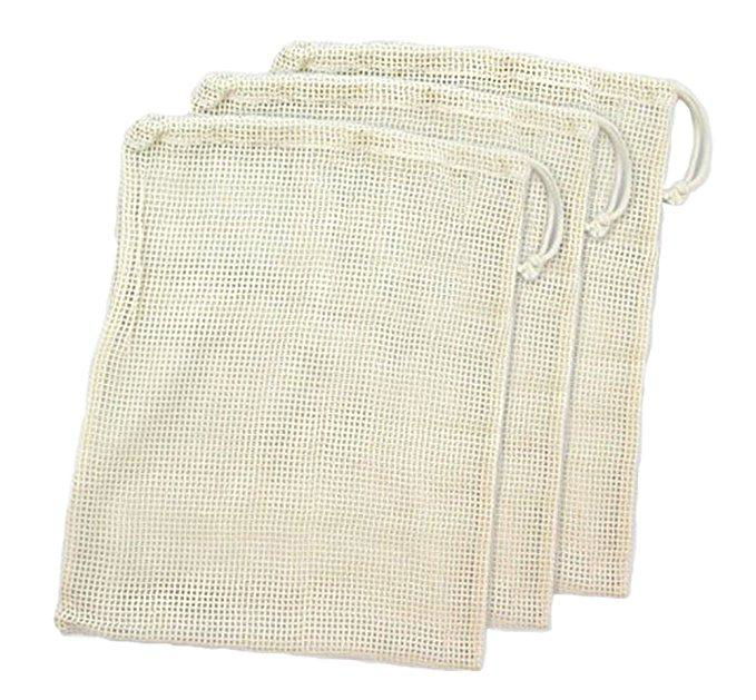 Cotton Muslin Produce Bag Reusable for Shopping with Organic Cotton 3