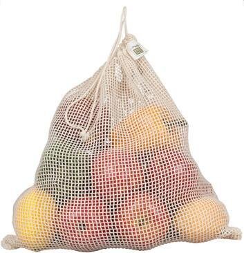 ECOBAGS Organic Net Drawstring Bag 2