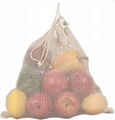 ECOBAGS Organic Net Drawstring Bag 2