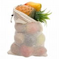 Reusable Produce Bags,Produce Bags Natural Mesh Cotton Easy to Clean 2