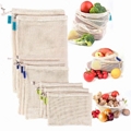 Reusable Mesh Produce Bags, Zero Waste Eco-Friendly Natural & Healthy bags 2