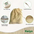 Cotton Produce Bags - 6 Pack Reusable Mesh Produce Bags - Washable Vegetable Bag