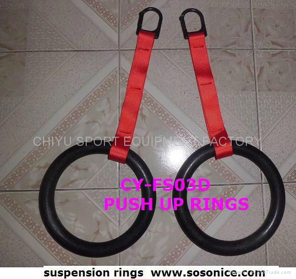 CY-FS03 EASY ANCHOR OLYMPIC GYM RINGS FOR FITNESS AND BODY BUILDING 3