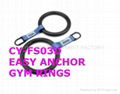 CY-FS03 EASY ANCHOR OLYMPIC GYM RINGS FOR FITNESS AND BODY BUILDING