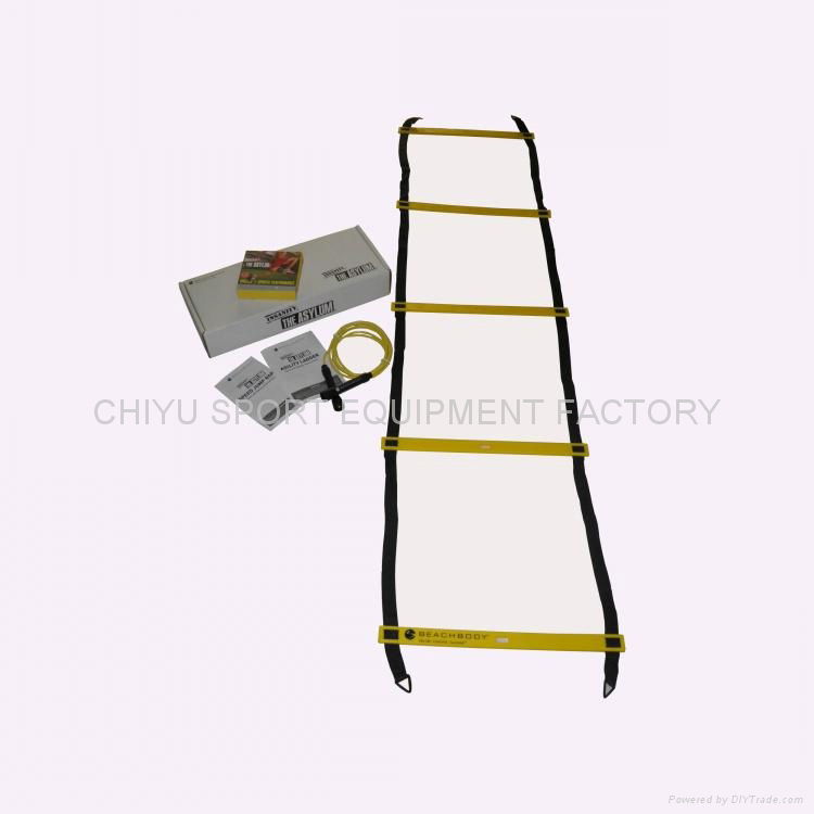 CY-FS06  SPORT PERFORMANCE SPEED AGILITY LADDER+ ROPE+TRAINING PROGRAMME