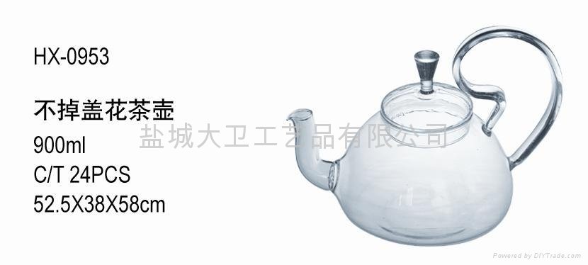 GLASS TEAPOT AND CUP 3