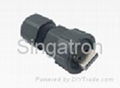 Waterproof USB connector IP67 assembly type 1