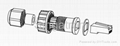 Singatron waterproof RJ45 plug IP67 2