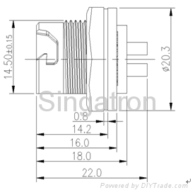 Quick lock waterproof connector 2