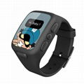 Free Shipping GPS GSM GPRS SOS Tracker Watch Double Locate Smart Child watch Rem 5