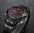 New Watches Men Luxury Brand Sport Full Steel Digital LED watch  7