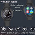 EXTREME W3 Smart Watch 1.4'' Circle Screen Wristwatch Android Bluetooth