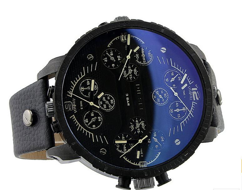 Luxury Men's Leather Strap Watches Wristwatch Sports Military Watches 5