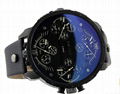 Luxury Men's Leather Strap Watches Wristwatch Sports Military Watches 5