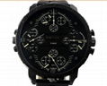 Luxury Men's Leather Strap Watches Wristwatch Sports Military Watches 1