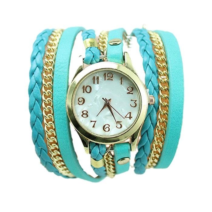  2015 Fashion Hot Wrist watches Women  Leather Bracelet Watch 2
