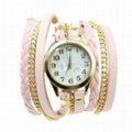  2015 Fashion Hot Wrist watches Women  Leather Bracelet Watch
