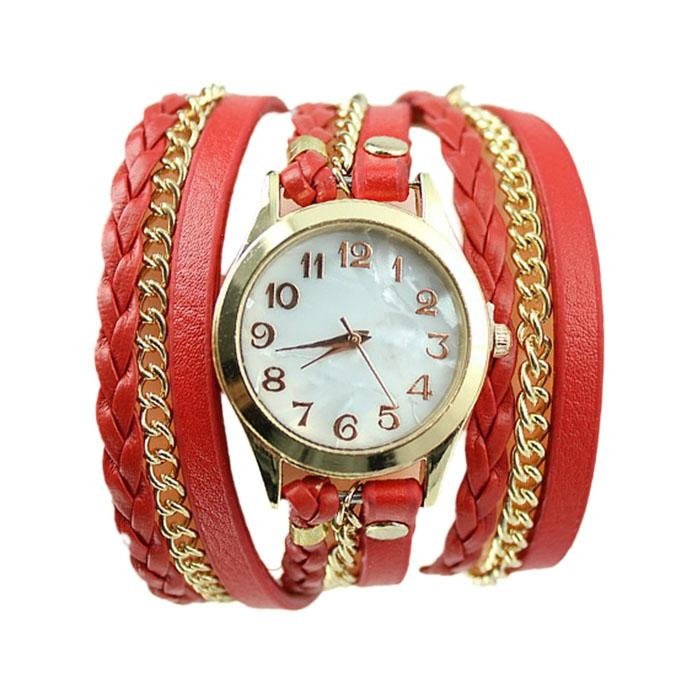  2015 Fashion Hot Wrist watches Women  Leather Bracelet Watch 5